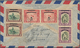 Nordborneo: 1948 Airmail Envelope Sent Registered From Victoria Labuan To Singapore, Franked By Eigh - Nordborneo (...-1963)