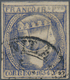 Philippinen: 1854 'Isabella II.' 1r. Deep Blue Used In Manila And Cancelled By Part Of Manila Datest - Philippines