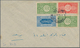 Saudi-Arabien - Hedschas: 1917, Two 1/4 Pia. Green, 1/2 Pia. Red And 1 Pia. Blue Roulette 20 Togethe - Saudi-Arabien