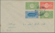 Saudi-Arabien - Hedschas: 1917, Two 1/4 Pia. Green, 1/2 Pia. Red And 1 Pia. Blue Roulette 20 Togethe - Saudi Arabia