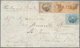 Singapur: 1874 Cover From Singapore To London Franked By Straits 1867 2c. Brown, 8c. Orange Vertical - Singapur (...-1959)