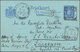 Singapur: 1902 Dutch Indies Postal Stationery Card 5c. Used From Blitar To The Imperial German Post - Singapore (...-1959)