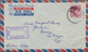 Singapur: 1951 "GUARD DOG ARMY UNIT SINGAPORE" Cachet On Forces Air Mail Cover From Singapore To Bal - Singapur (...-1959)