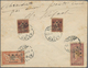 Syrien: 1921, Airmails, Vertical "AVION" Overprints, FIRST DAY COVER (small Faults/min. Toning) Bear - Syria