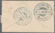 Thailand: 1907 Provisional: "1 Att Stamp Run Short/Postage Paid" In M/s On Small Cover Used Locally - Thailand