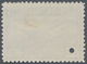 Thailand: 1925, Garuda Air Mail 5s, Waterlow Specimen In Blue With Corner Punchhole, No Gum - Thailand