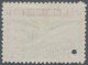 Thailand: 1925, Garuda Air Mail 1 B., Waterlow Specimen In Black/claret With Corner Punchhole, No Gu - Thailand