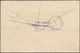 Thailand: 1928, 2 Stg./1 B. Nine Vals Tied "BANGKOK G.P.O. 13.5.38" To Registered Air Mail Cover Via - Thailand