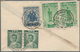 Thailand: 1937-1955 Foreign Destinations: Four Covers To Europe/USA, With 1937 Cover From TRANG To T - Thailand
