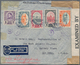 Thailand: 1941, 5 B. Etc. 7.80 B. Frank Tied "BANGKOK 29.11.41" To Late Air Mail Clipper Cover Via S - Thailand