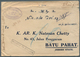 Thailand - Stempel: 1931.MISSENT TO BANGKOK: Cover From India Addressed To Batu Bahat, Johore State, - Thailand