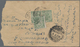 Tibet: 1912, 1/6 T. Pale Emerald, A Left Margin Margin Copy, Tied Small Size "Phari" In Combination - Sonstige - Asien