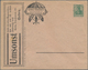Thematik: Anzeigenganzsachen / Advertising Postal Stationery: 1902 (approx.), German Reich. Private - Non Classés