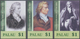 Thematik: Druck-Dichter / Printing-poets: 2005, Palau. Complete Set "200th Anniversary Of The Death - Writers