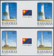 Thematik: Leuchttürme / Lighthouses: 2004, BAHAMAS: Lighthouses Complete Set Of Five (Bird Rock, Cas - Leuchttürme