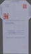 Thematik: Nahrung-Tee / Food-tea: 1972 (ca.), Unused Postal Stationery Airgram 80 Red On Light Blue, - Food