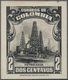 Thematik: Öl / Oil: 1935, COLOMBIA: Industry 2c. 'Oil Wells' Photographic PROOF In Black/white On Un - Erdöl