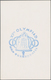 Thematik: Olympische Spiele / Olympic Games: 1936, Berlin Olympics: Two Blue Pictorial Marks Of Olym - Other & Unclassified