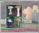 Delcampe - Thematik: Pilze / Mushrooms: 2007, LESOTHO: Mushrooms Complete IMPERFORATE Set Of Four From Lower Le - Mushrooms