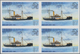 Thematik: Schiffe / Ships: 1999, Jamaica. IMPERFOPRATE Block Of 4 For The $7 Value Of The Set "125 Y - Ships