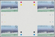 Thematik: Schiffe / Ships: 1999, Jamaica. IMPERFORATE Cross Gutter Block Of 4 For The $10 Value Of T - Ships