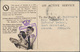 Thematik: Tabak / Tobacco: 1943 (8.1.), CANADA: On Active Service Christmas Postcard With Advert. 'B - Tobacco