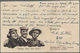 Thematik: Tabak / Tobacco: 1943 (8.1.), CANADA: On Active Service Christmas Postcard With Advert. 'B - Tabak