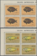 Delcampe - Thematik: Tiere, Fauna / Animals, Fauna: 1951, Fishes, 24 Values In Corner Blocks Of Four Mint Never - Other & Unclassified