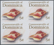 Thematik: Tiere-Meerestiere / Animals-sea Animals: 2006, Dominica. Imperforate Block Of 4 For The 5c - Marine Life