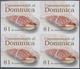 Thematik: Tiere-Meerestiere / Animals-sea Animals: 2006, Dominica. Imperforate Block Of 4 For The $1 - Marine Life