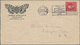 Thematik: Tiere-Schmetterlinge / Animals-butterflies: 1899/1915, USA: Two Covers Bearing Diff. 2c. S - Butterflies