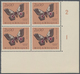 Delcampe - Thematik: Tiere-Schmetterlinge / Animals-butterflies: 1953, Butterflies, 20 Values In Corner Blocks - Butterflies