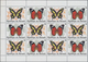 Delcampe - Thematik: Tiere-Schmetterlinge / Animals-butterflies: 1984, Butterflies Complete Set Of 10 In Se-ten - Butterflies