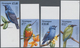 Thematik: Tiere-Vögel / Animals-birds: 2000, NICARAGUA: Birds Of America Complete IMPERFORATE Set Of - Other & Unclassified