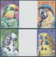 Thematik: Tiere-Vögel / Animals-birds: 2000, St. Vincent. Complete Set "Birds" In 2 Horizontal Gutte - Other & Unclassified