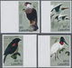 Thematik: Tiere-Vögel / Animals-birds: 2007, LESOTHO: Birds Complete IMPERFORATE Set Of Four (Creste - Sonstige & Ohne Zuordnung