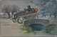 Thematik: Verkehr-Auto / Traffic-car: 1906, German Reich. Private Postcard 2p Germania "Automobile J - Autos