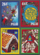 Thematik: Weihnachten / Christmas: 2009, Palau. Complete Set "Christmas" (4 Values) In IMPERFORATE S - Christmas