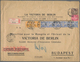 Ägypten: 1910 Printed Envelope Used Registered From Cairo To Budapest, Franked By 1pi. Ultramarine S - 1866-1914 Ägypten Khediva