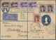 Ägypten - Ganzsachen: 1938: Postal Stationery Registered Envelope 15m. Blue Used From Zifta To Franc - Other & Unclassified