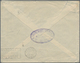 Ägypten - Schiffspost: 1925, "VAPORE D'ALESSANDRIA", Double-line Handstamp, Applied During Transit O - Other & Unclassified