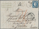 Algerien: 1876, Complete Folded Letter Franked With French Stamp 25 C Blue From BONE To Geneve/Switz - Covers & Documents