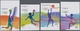 Angola: 2004, Summer Olympics Athens Complete IMPERFORATE Set Of Four (basketball, Handball, Volleyb - Angola