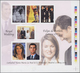 Antigua: 2004, Royal Wedding Of Prince Felipe De Borbon And Letizia Ortiz Complete IMPERFORATE Sheet - Antigua Et Barbuda (1981-...)