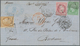 Argentinien: 1872 Folded Cover Sent From Buenos Aires To Bordeaux Per Steamer "Senegal" On The Brazi - Other & Unclassified