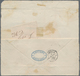 Argentinien: 1874 Large Part Of Cover Sent From Buenos Aires To Bodeaux Per Steamer "Geronde", Frank - Other & Unclassified