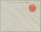 Argentinien - Ganzsachen: 1906 Unused Postal Stationery Envelope 5 Centavos Red On White With Mirror - Postal Stationery