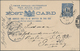 Delcampe - Neusüdwales: 1898/1899, Six Different Pictorial Stat. Postcards 1½d. Blue With Pictures On Reverse ' - Covers & Documents