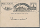 Südaustralien: 1890's, Postcard Design Competition Postcard-size ESSAY ('Mancunius' No. 18) Hand-pai - Covers & Documents