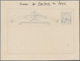Südaustralien: 1890's, Postcard Design Competition Postcard-size ESSAY ('Spero' No. 29) Hand-painted - Covers & Documents